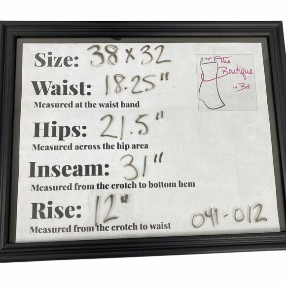 Wrangler Mens 38x32 13MWZ Cowboy Cut Denim Blue Jeans Straight Leg Med Wash - Picture 8 of 9